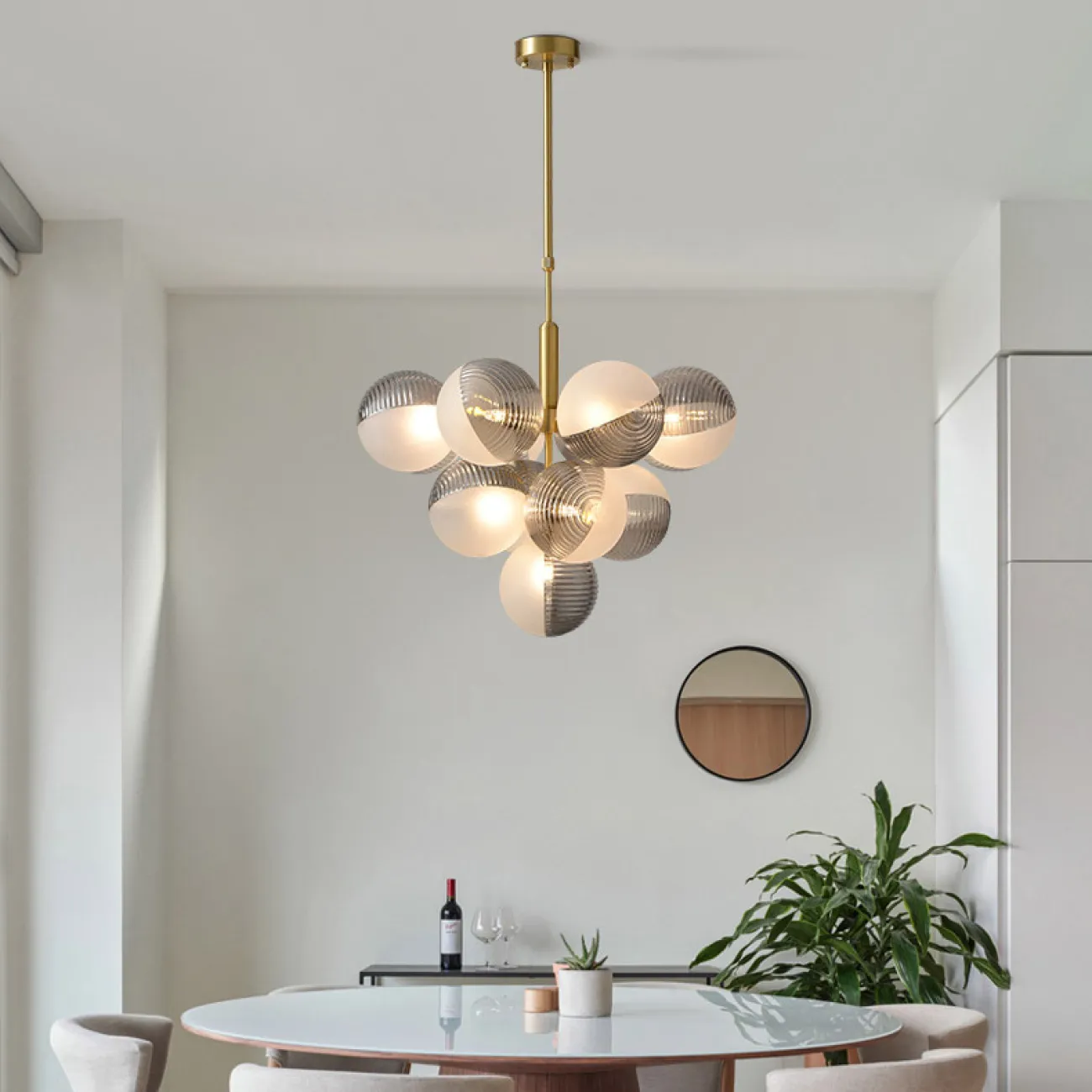 Потолочная люстра WALTON MORE D38 Grey от ImperiumLoft Потолочная люстра WALTON MORE D38 Grey от ImperiumLoft