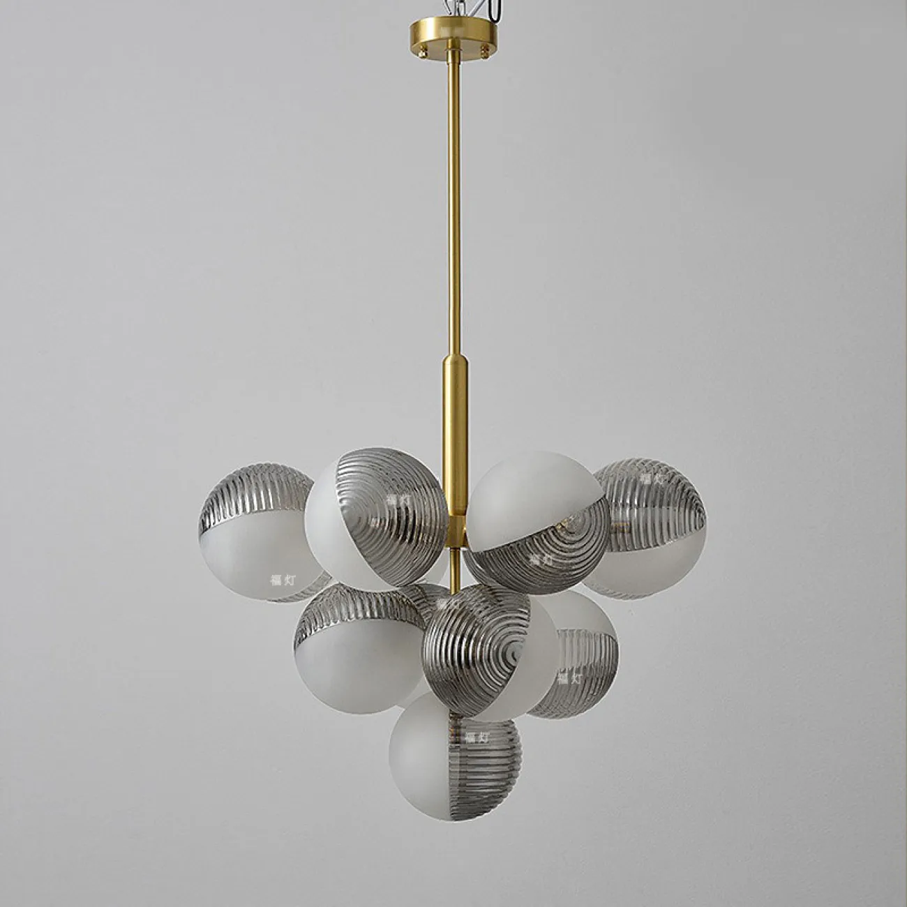 Потолочная люстра WALTON MORE D38 Grey от ImperiumLoft Потолочная люстра WALTON MORE D38 Grey от ImperiumLoft