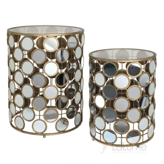 Набор из 2-х дизайнерских столов Mirror Bay от LaLume