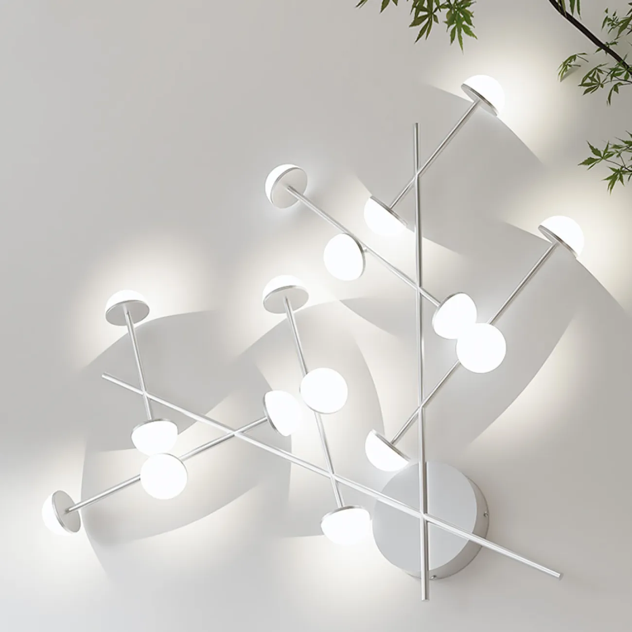 Настенный светильник HILVI WALL L48 White от ImperiumLoft
