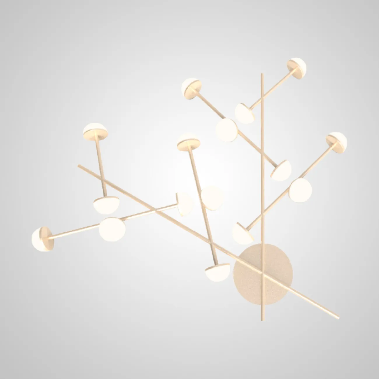 Настенный светильник HILVI WALL L48 Black от ImperiumLoft