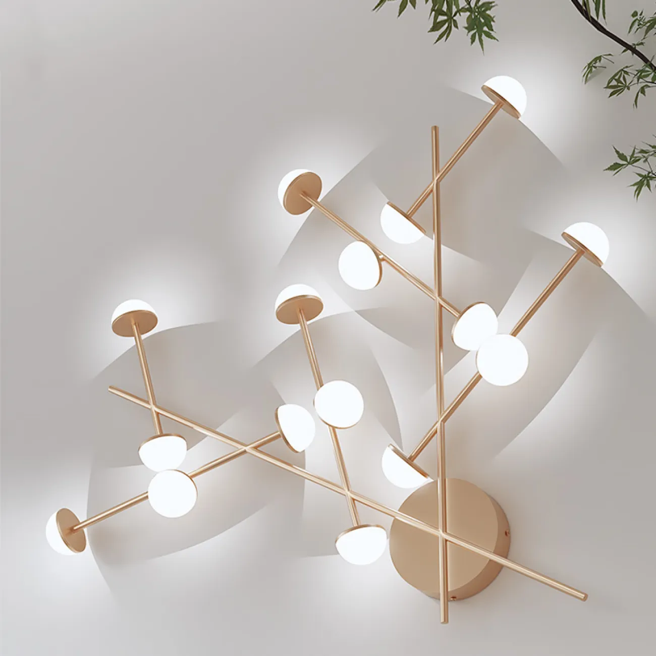 Настенный светильник HILVI WALL L48 White от ImperiumLoft