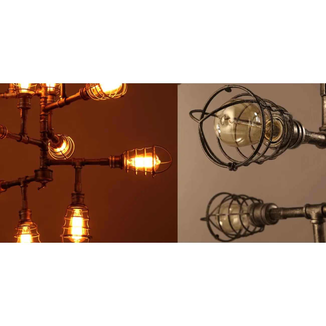 Люстра Loft Industrial Sputnik 12 Retro