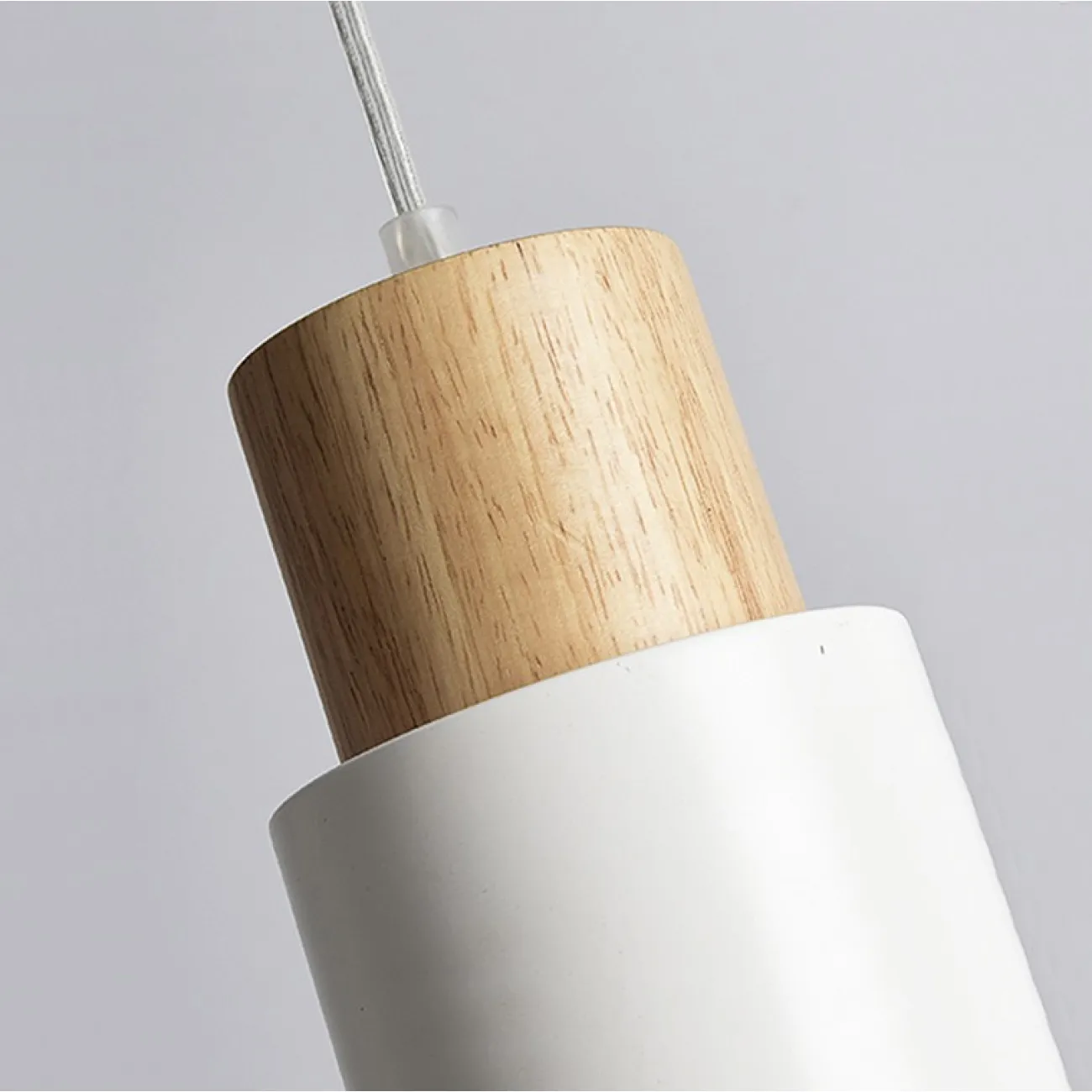 Подвесной светильник PIPE WOOD SHORT от ImperiumLoft