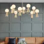 Потолочная люстра ABELINA L16 Gold Amber от ImperiumLoft