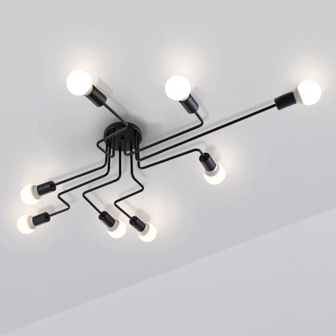 Потолочная люстра SCHEME BLACK от ImperiumLoft Потолочная люстра SCHEME BLACK от ImperiumLoft