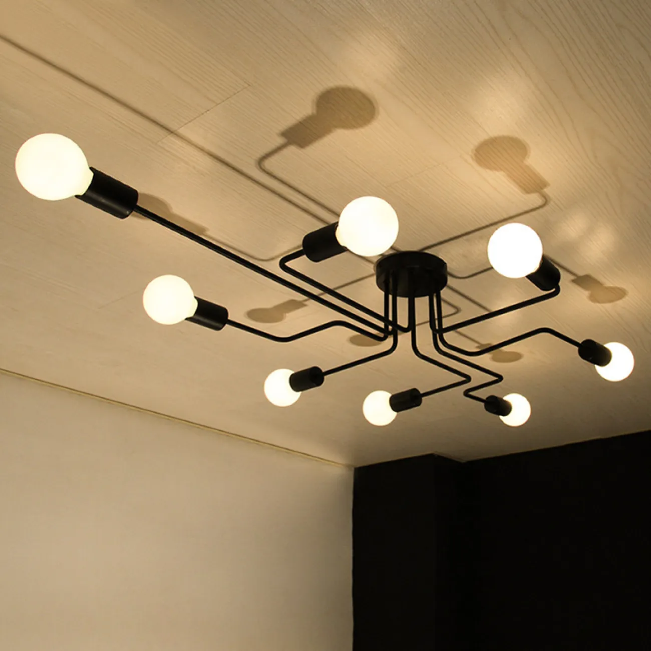 Потолочная люстра SCHEME BLACK от ImperiumLoft Потолочная люстра SCHEME BLACK от ImperiumLoft