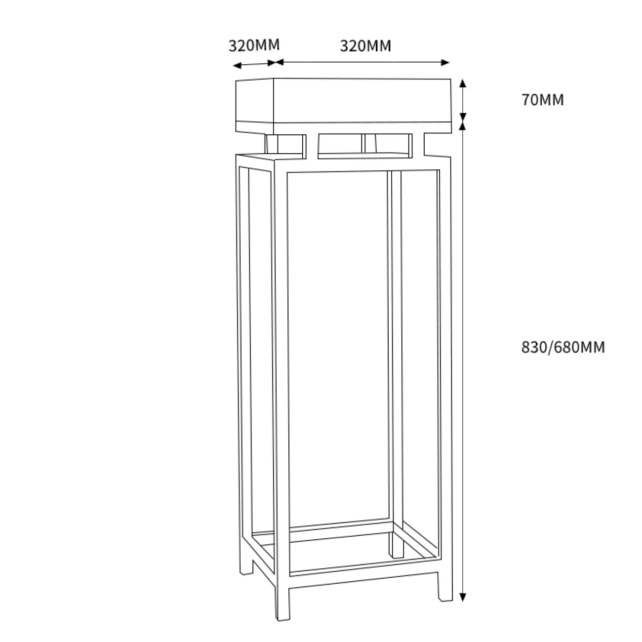 Дизайнерская консоль LaLume- PP00106