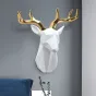 Дизайнерский настенный декор голова оленя LaLume-KKK00260 