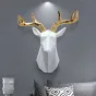 Дизайнерский настенный декор голова оленя LaLume-KKK00260 