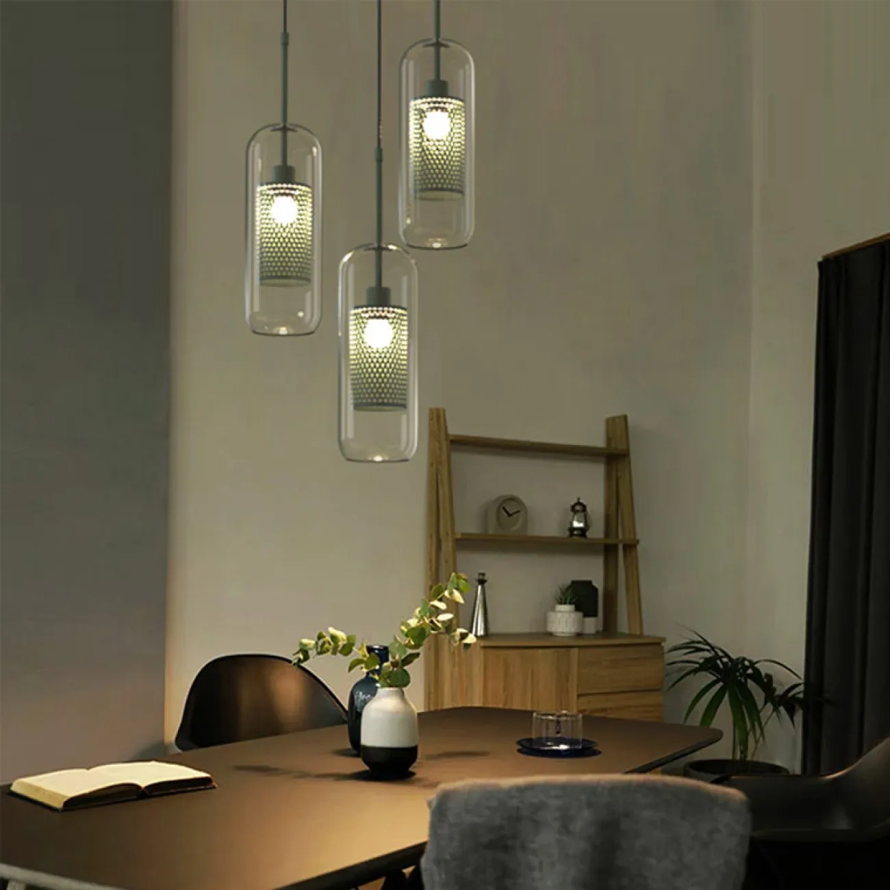 Подвесной светильник CATCH TRIO MATCHA от ImperiumLoft