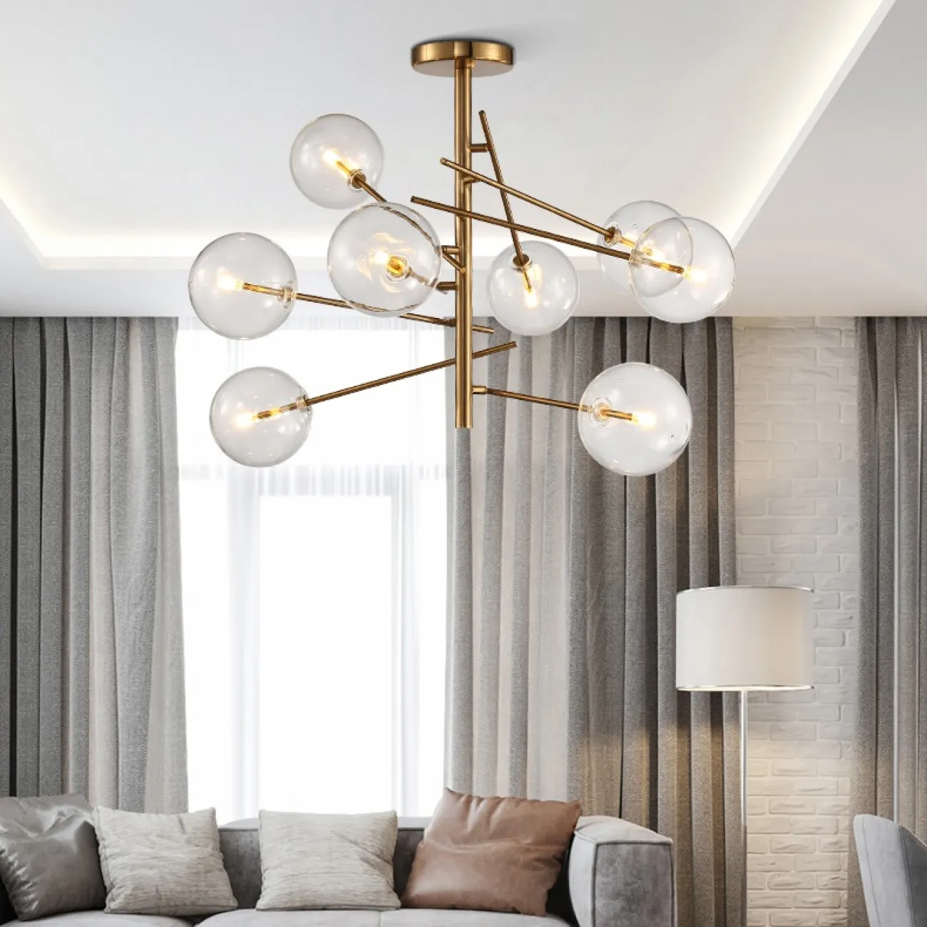 Подвесная люстра STOOLS 8 от ImperiumLoft