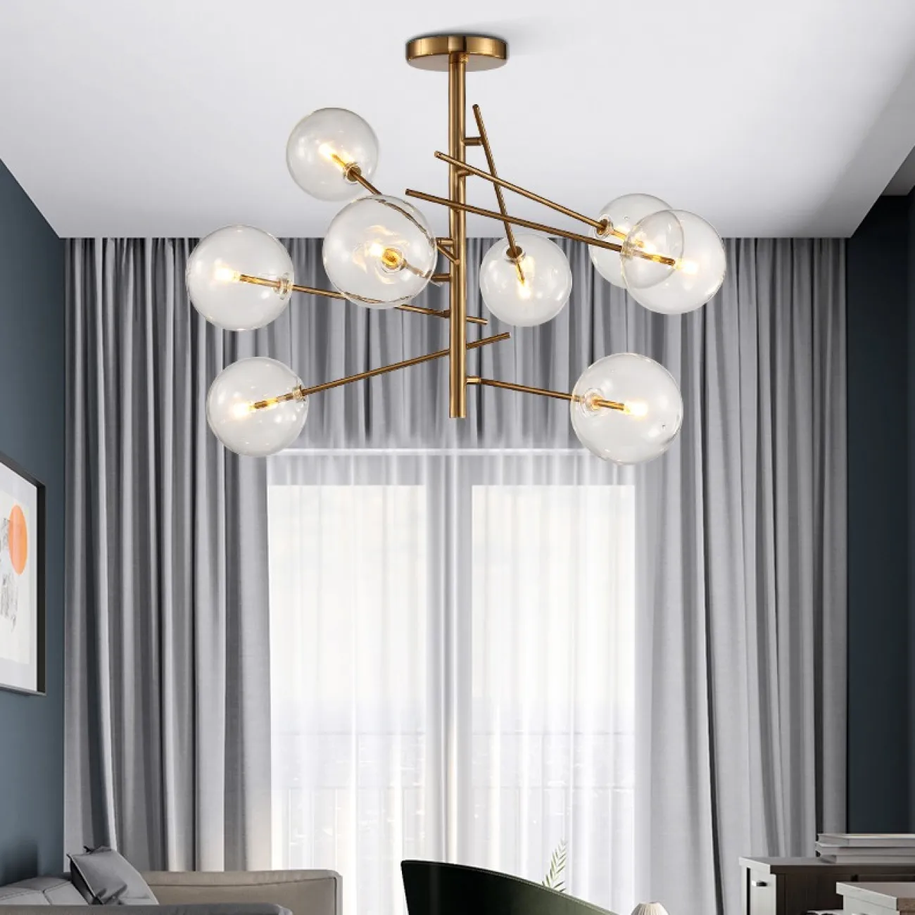 Подвесная люстра STOOLS 8 от ImperiumLoft