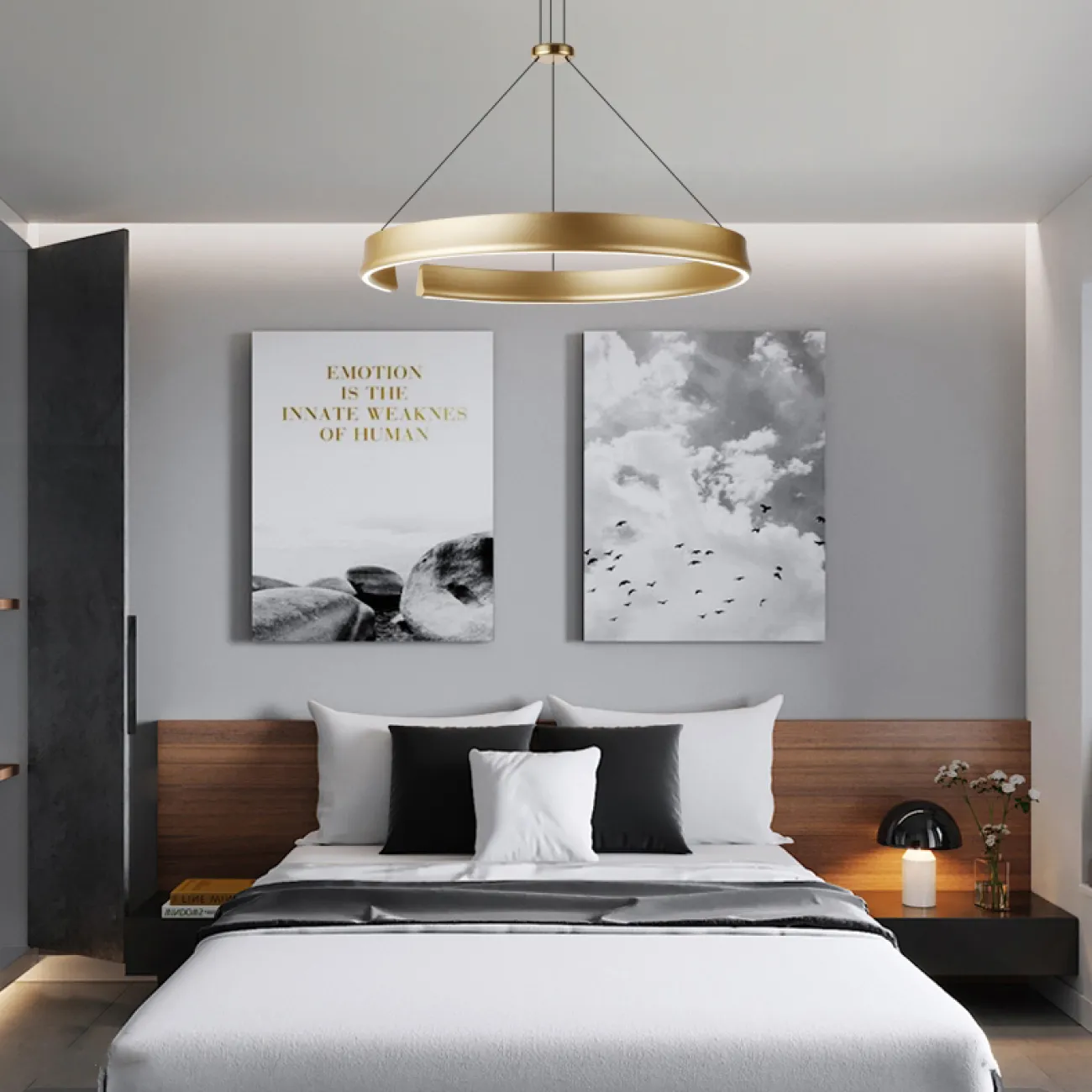 Подвесная люстра ALTAIR D45+65 от ImperiumLoft