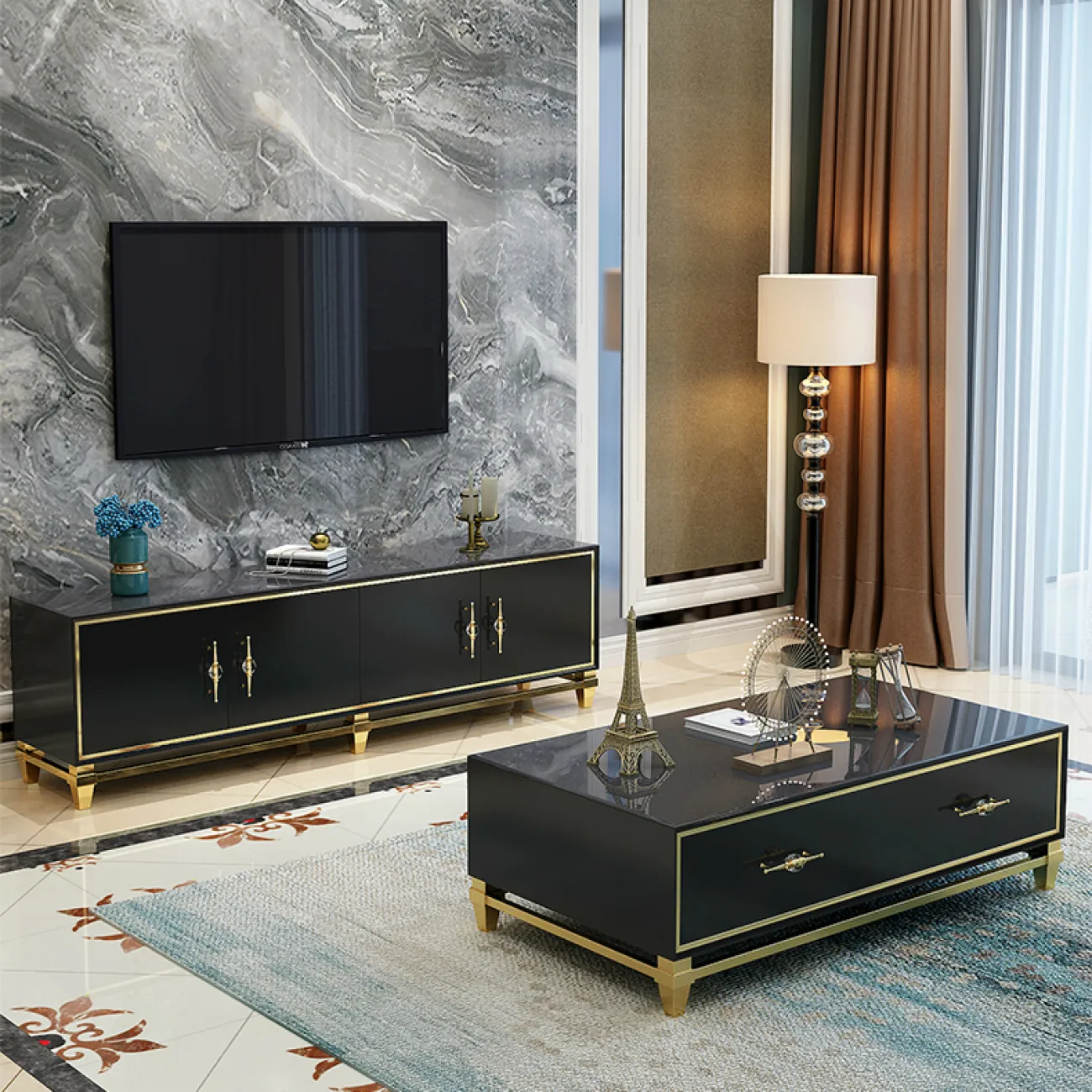 Дизайнерский журнальный столик - LaLume-AP00335