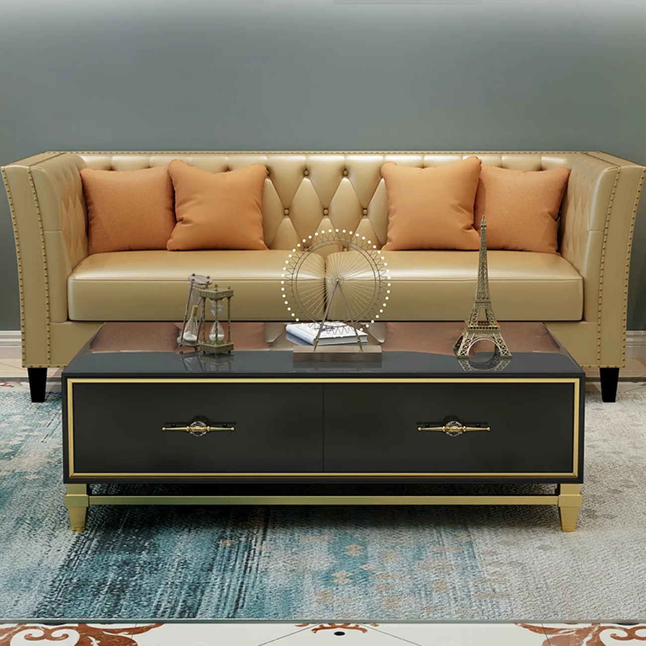 Дизайнерский журнальный столик - LaLume-AP00335