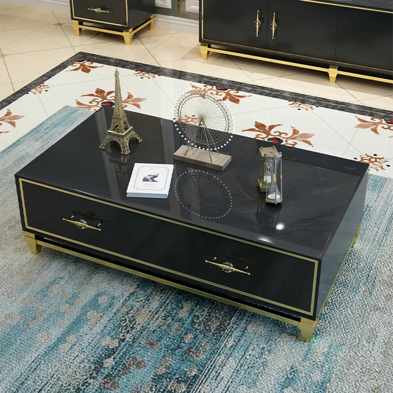 Дизайнерский журнальный столик - LaLume-AP00335