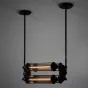 Подвесной светильник Loft Industrial Edison Cage Horizontal Quatro от LaLume