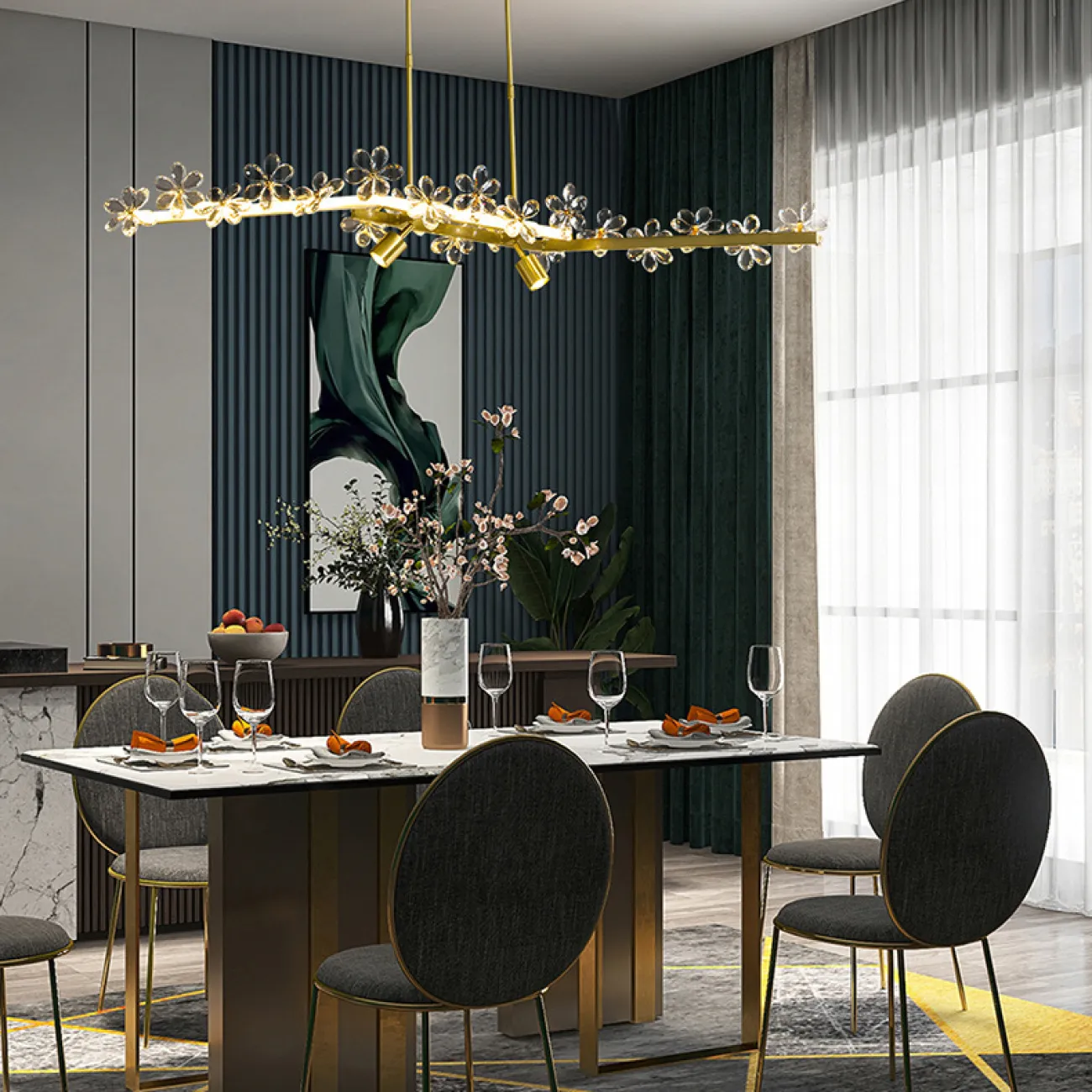 Потолочный светильник FLORENTINA LONG L126 от ImperiumLoft