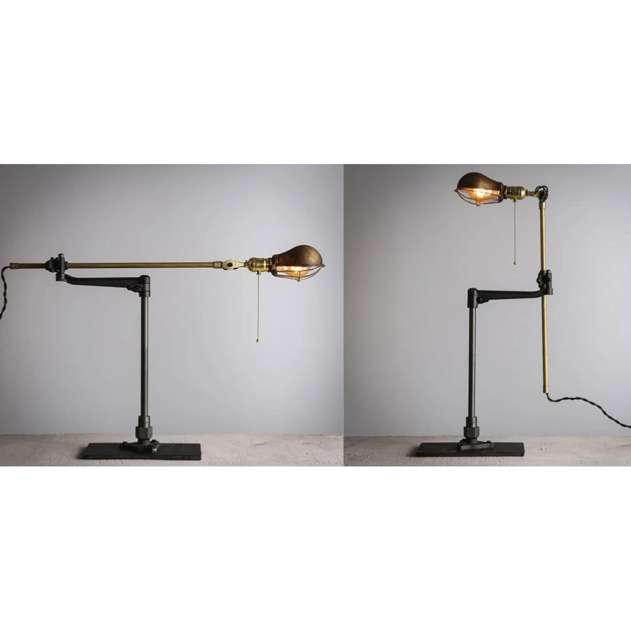 Настольный светильник Steampunk Extension Pole Table от LaLume