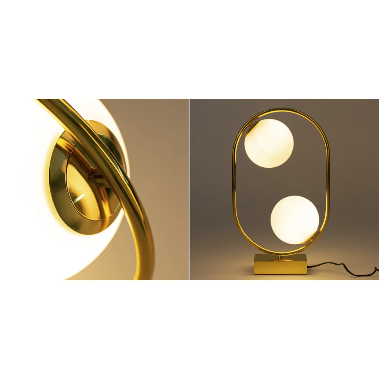 Настольная лампа CORDA Balance brass