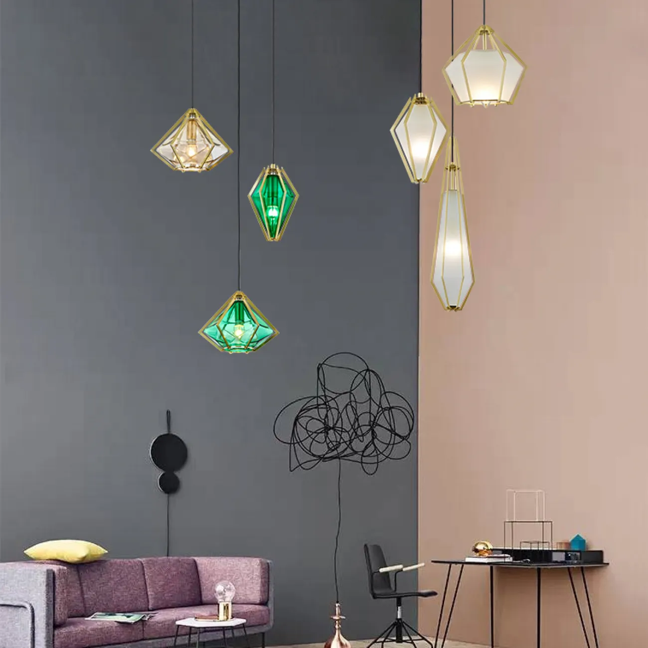 Подвесной светильник DIAMOND GL от ImperiumLoft