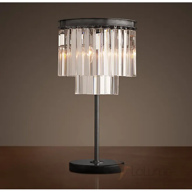 Настольная лампа RH 1920s Odeon Clear Glass Table Lamp от LaLume