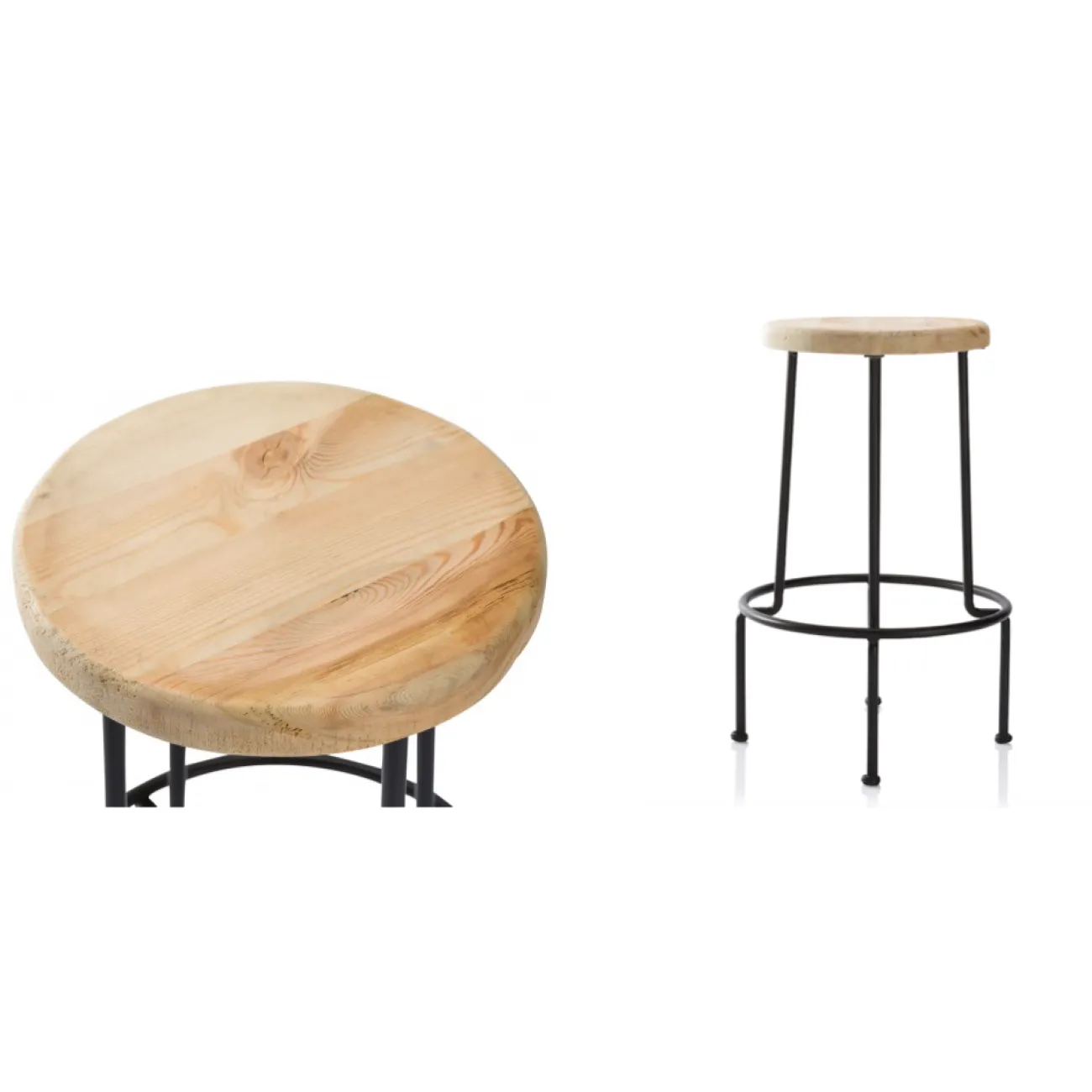 Барный стул Industrial Iron Linden Bar Stool от LaLume