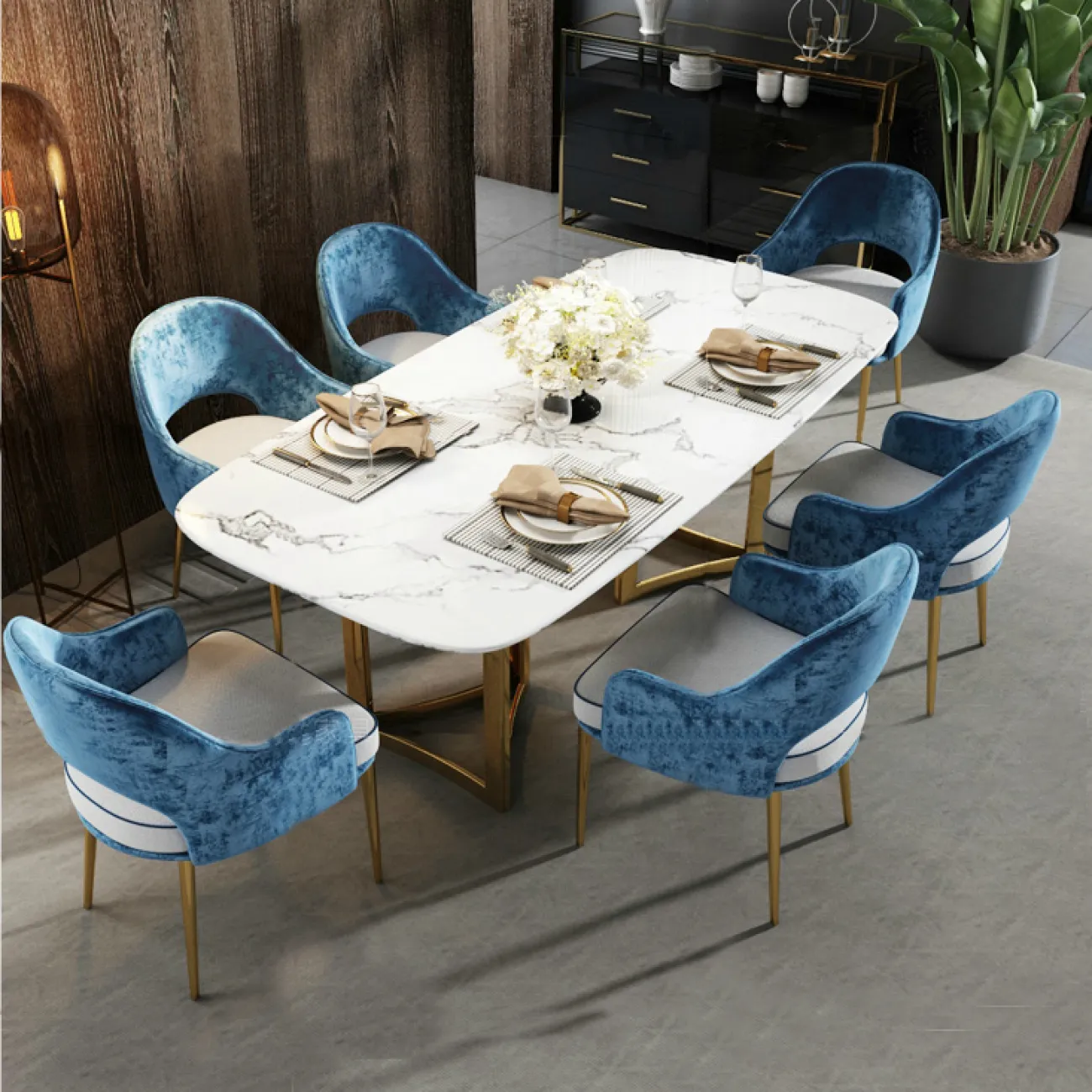 Дизайнерский обеденный стол LaLume-AZ00312