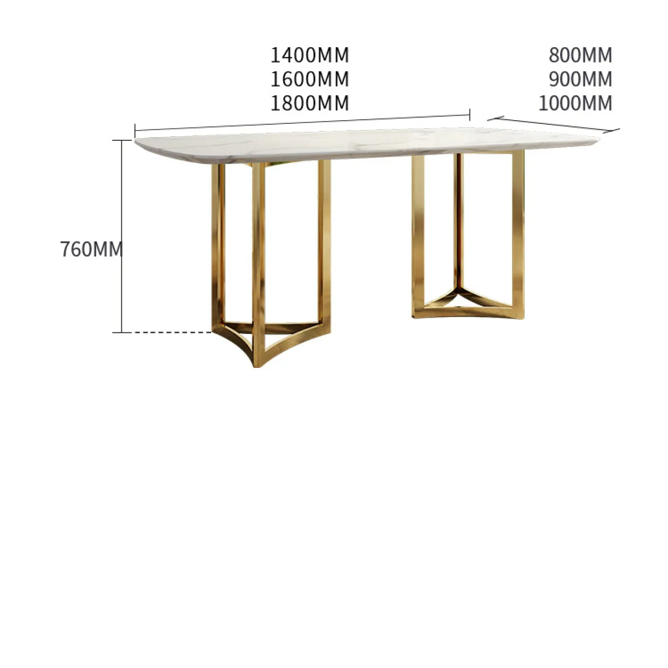 Дизайнерский обеденный стол LaLume-AZ00312