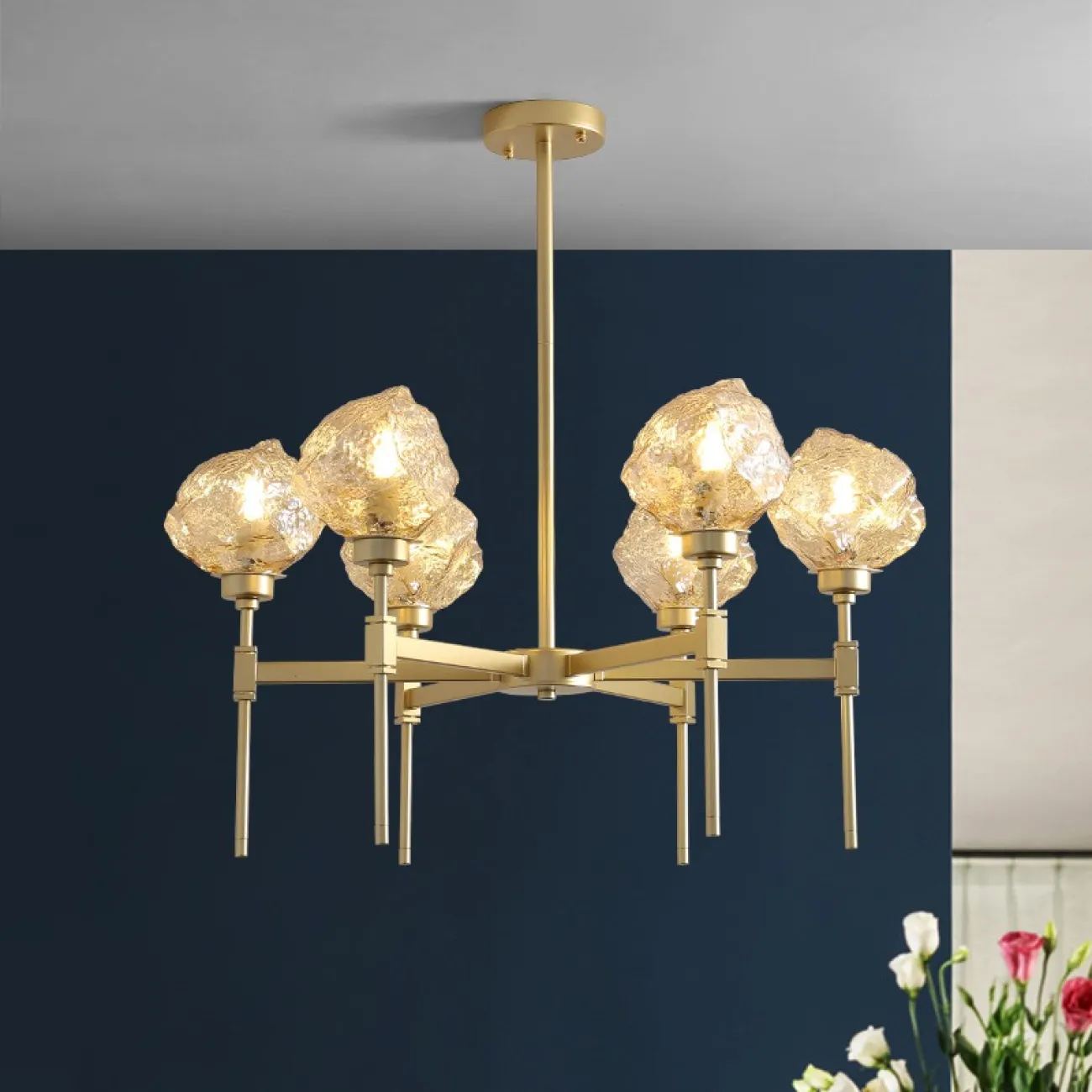 Подвесная люстра TORCH 6 Дымчатый от ImperiumLoft