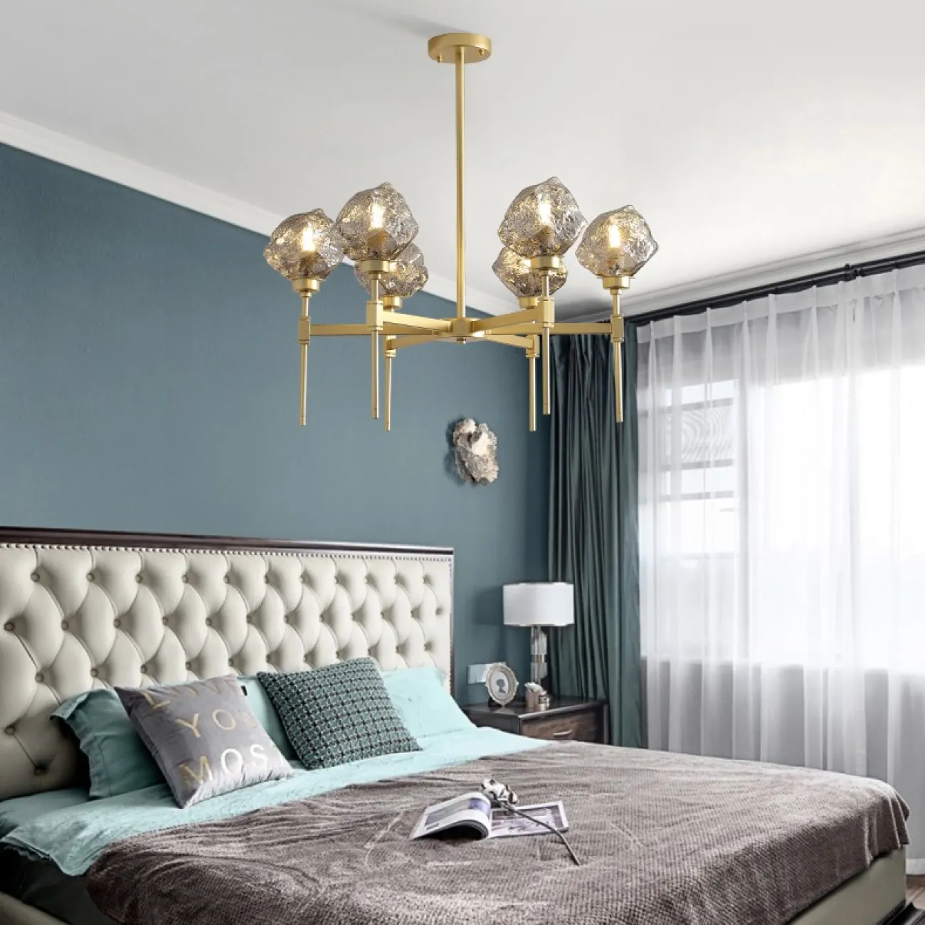 Подвесная люстра TORCH 6 Дымчатый от ImperiumLoft