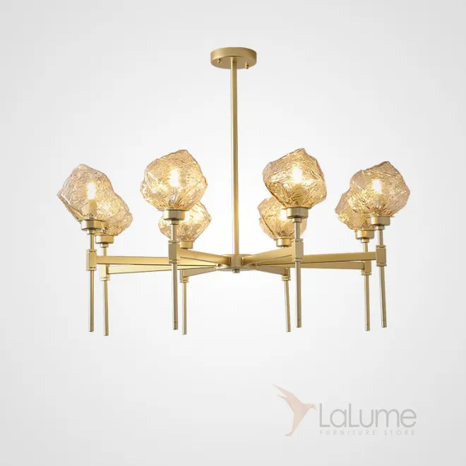 Подвесная люстра TORCH 8 Янтарный от ImperiumLoft