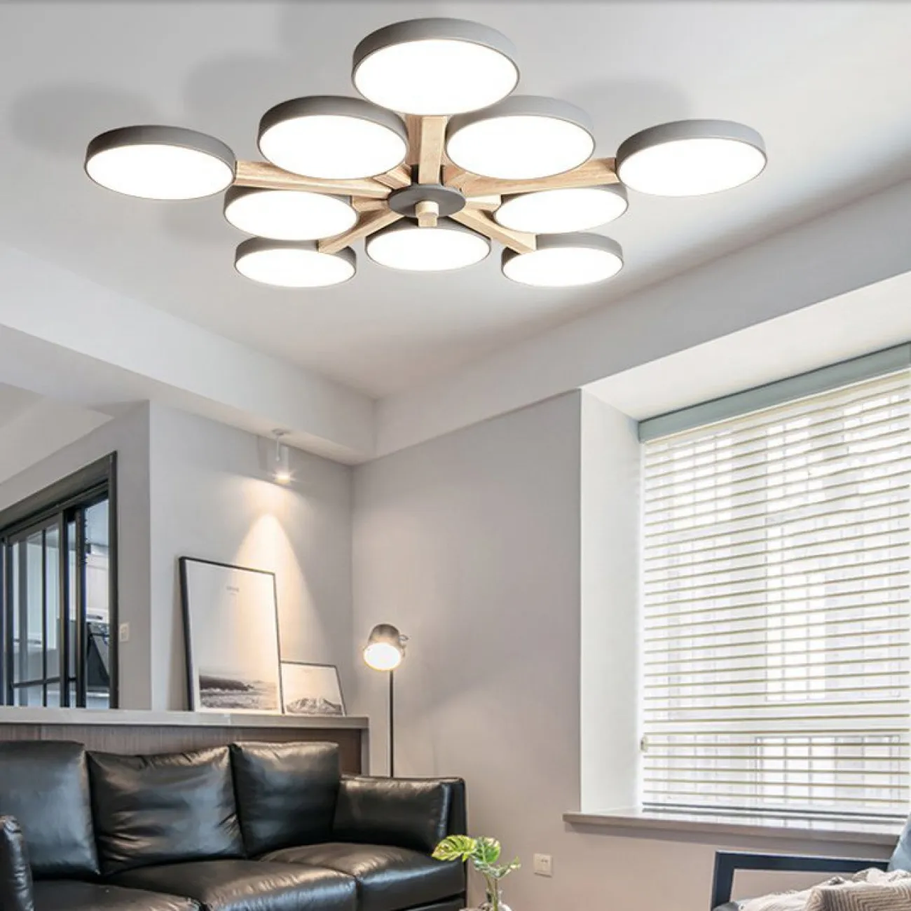 Потолочный светильник TURNA L6 Khaki от ImperiumLoft