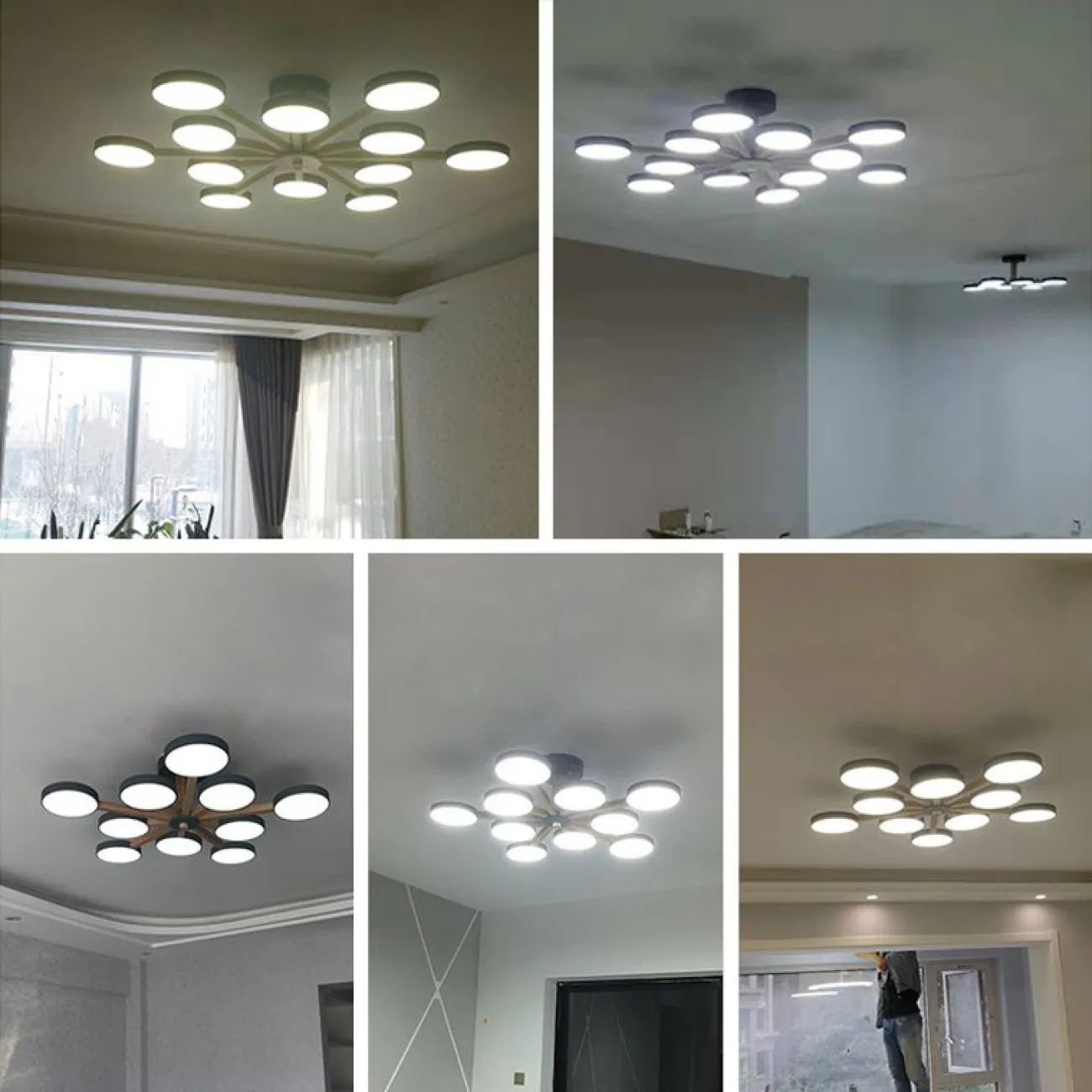 Потолочный светильник TURNA L6 Blue от ImperiumLoft