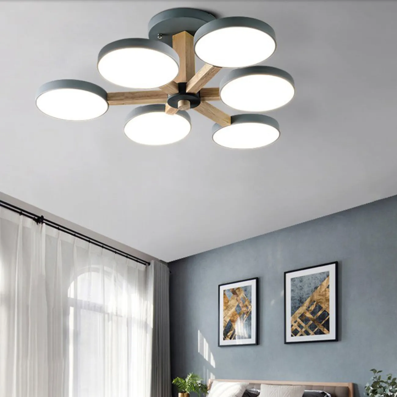 Потолочный светильник TURNA L6 Blue от ImperiumLoft