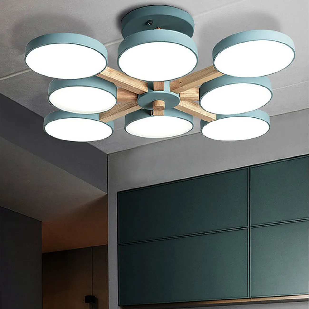 Потолочный светильник TURNA L6 Blue от ImperiumLoft