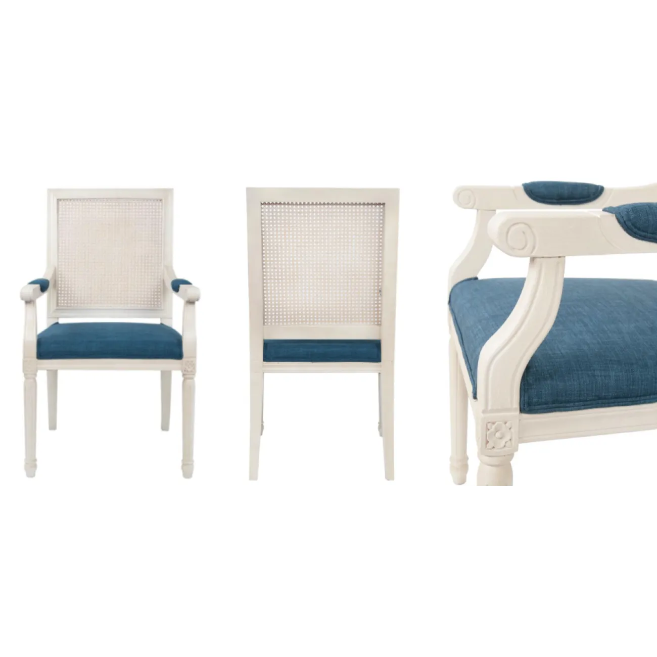 Стул French chairs Provence Garden White ArmChair от LaLume