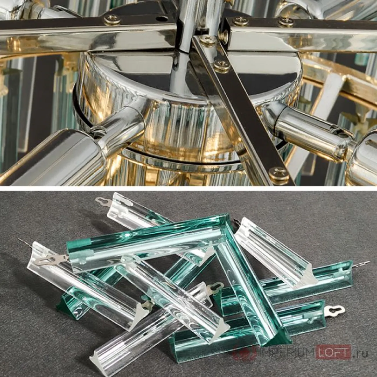 Люстра AQUA 6 lamp от ImperiumLoft