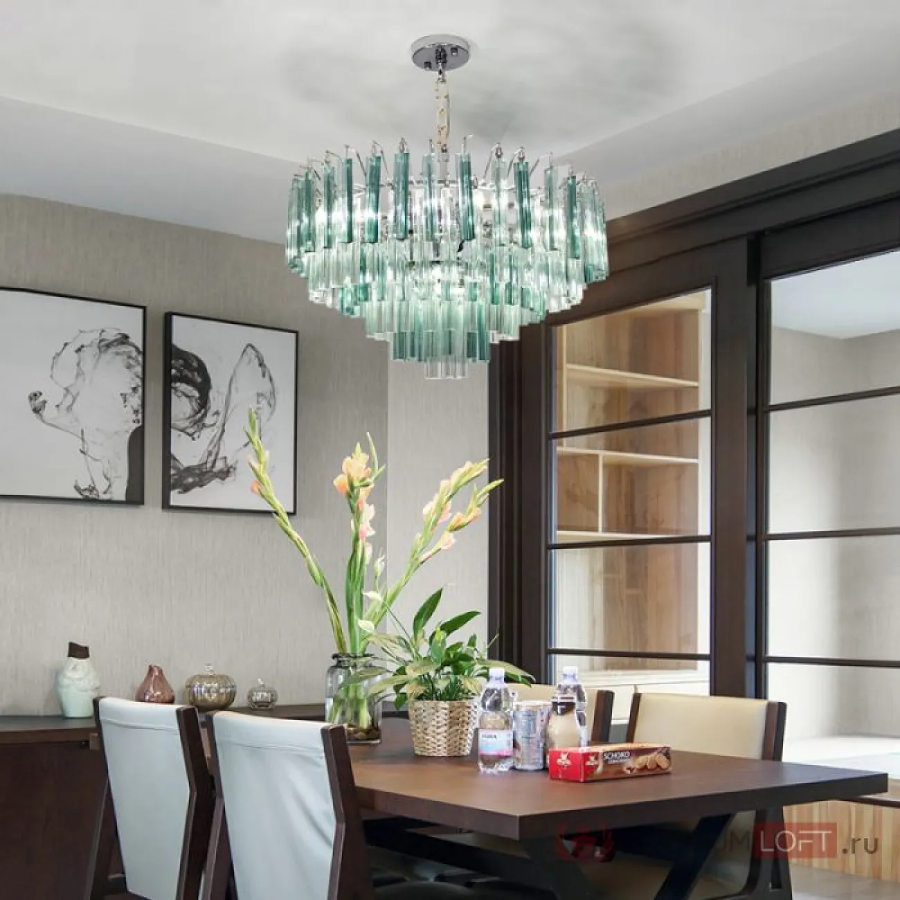 Люстра AQUA 6 lamp от ImperiumLoft