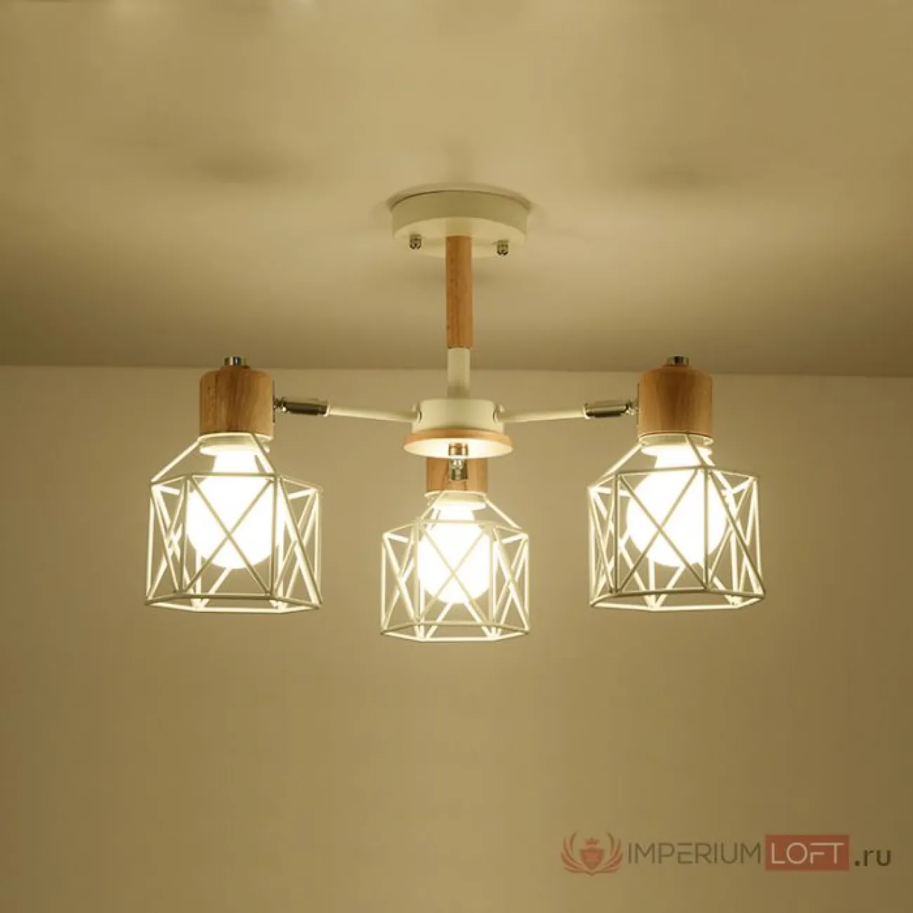 Потолочная люстра CORF B3 Gray 8 lamps от ImperiumLoft