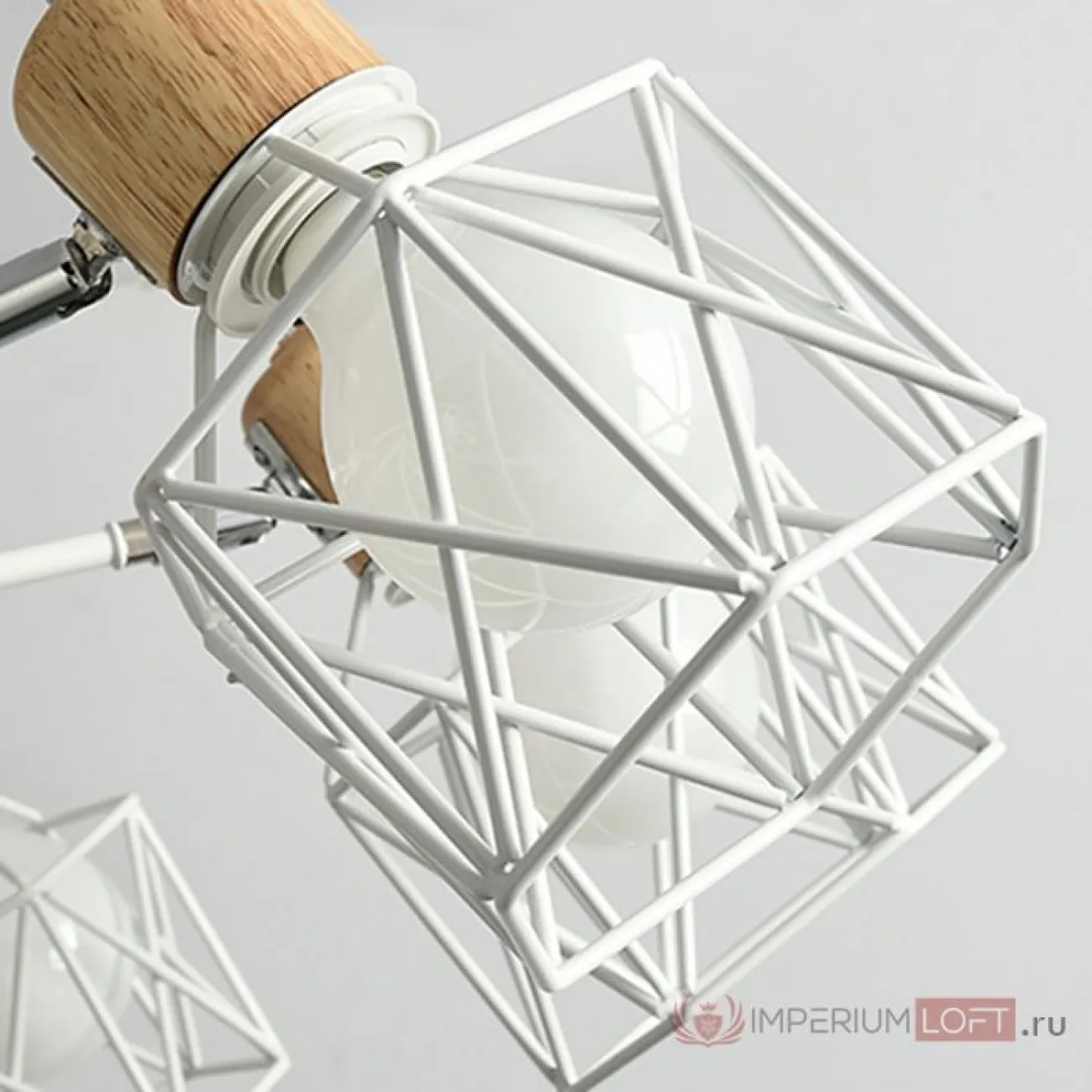 Потолочная люстра CORF B3 Gray 8 lamps от ImperiumLoft