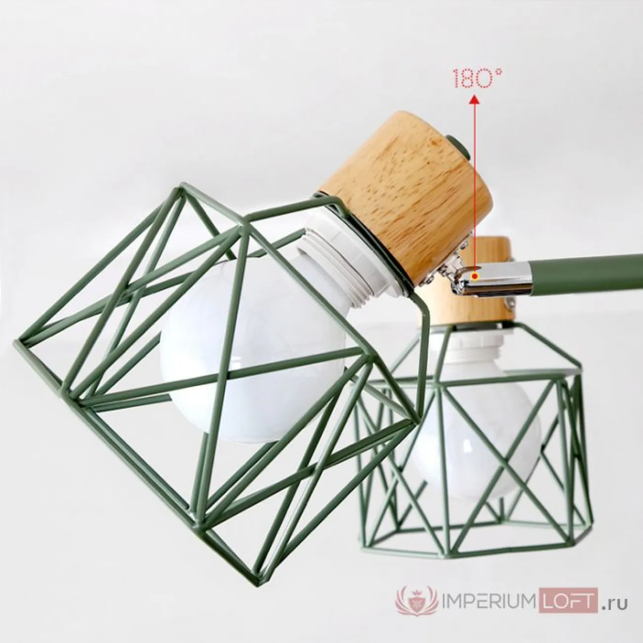 Потолочная люстра CORF B3 Gray 8 lamps от ImperiumLoft