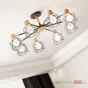 Потолочная люстра CORF B3 Gray 8 lamps от ImperiumLoft