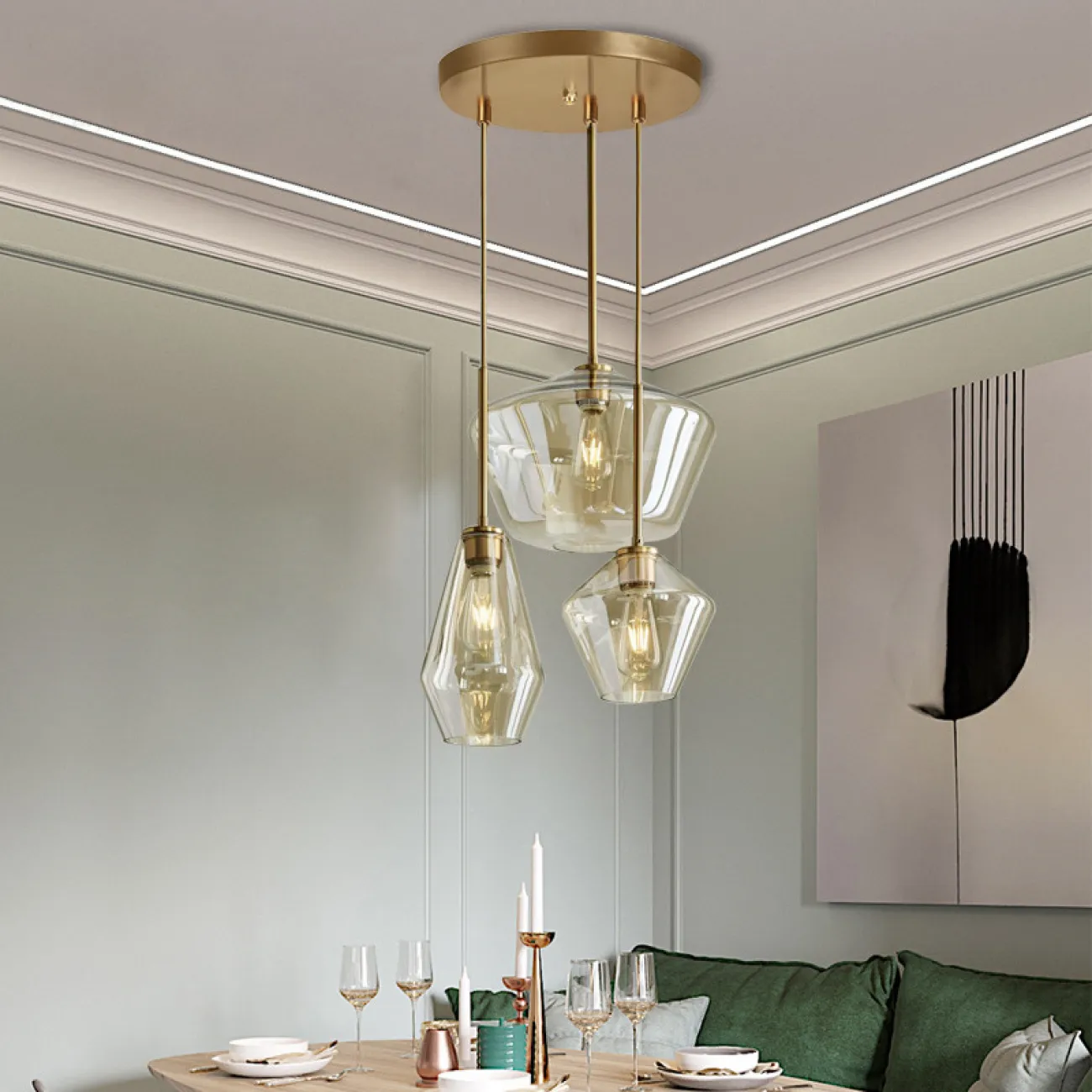 Подвесной светильник GALA 3 от ImperiumLoft