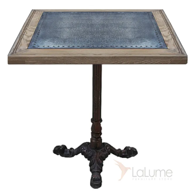 Стол для ресторана Restaurant table square Metal sheet II от LaLume