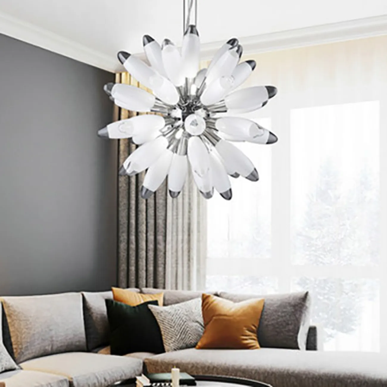 Подвесная люстра CARMELA A L22 от ImperiumLoft Подвесная люстра CARMELA A L22 от ImperiumLoft