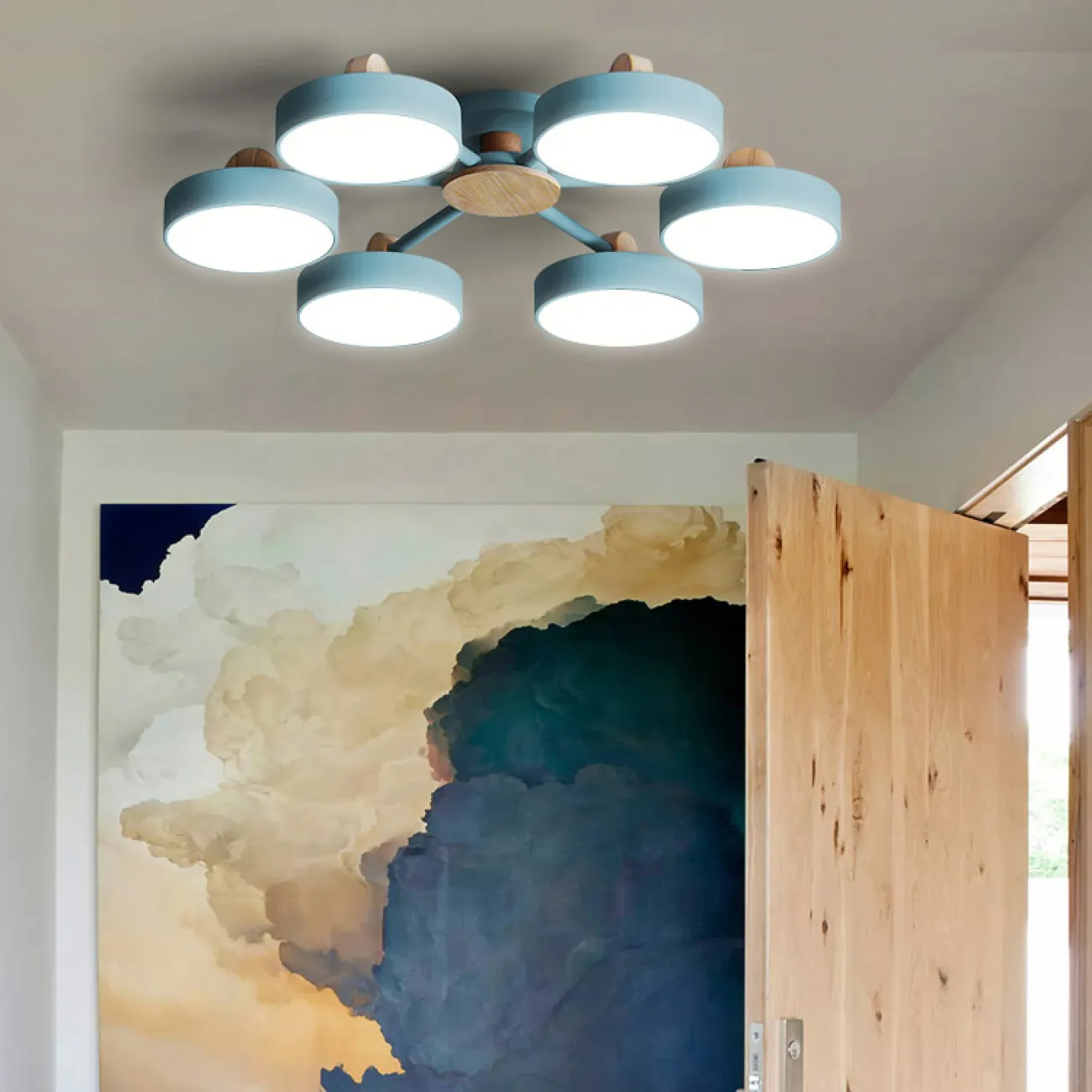 Потолочная люстра MOVE 8 Gray от ImperiumLoft Потолочная люстра MOVE 8 Gray от ImperiumLoft