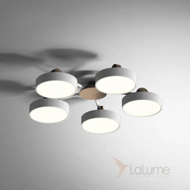 Потолочная люстра MOVE 5 Gray от ImperiumLoft Потолочная люстра MOVE 5 Gray от ImperiumLoft