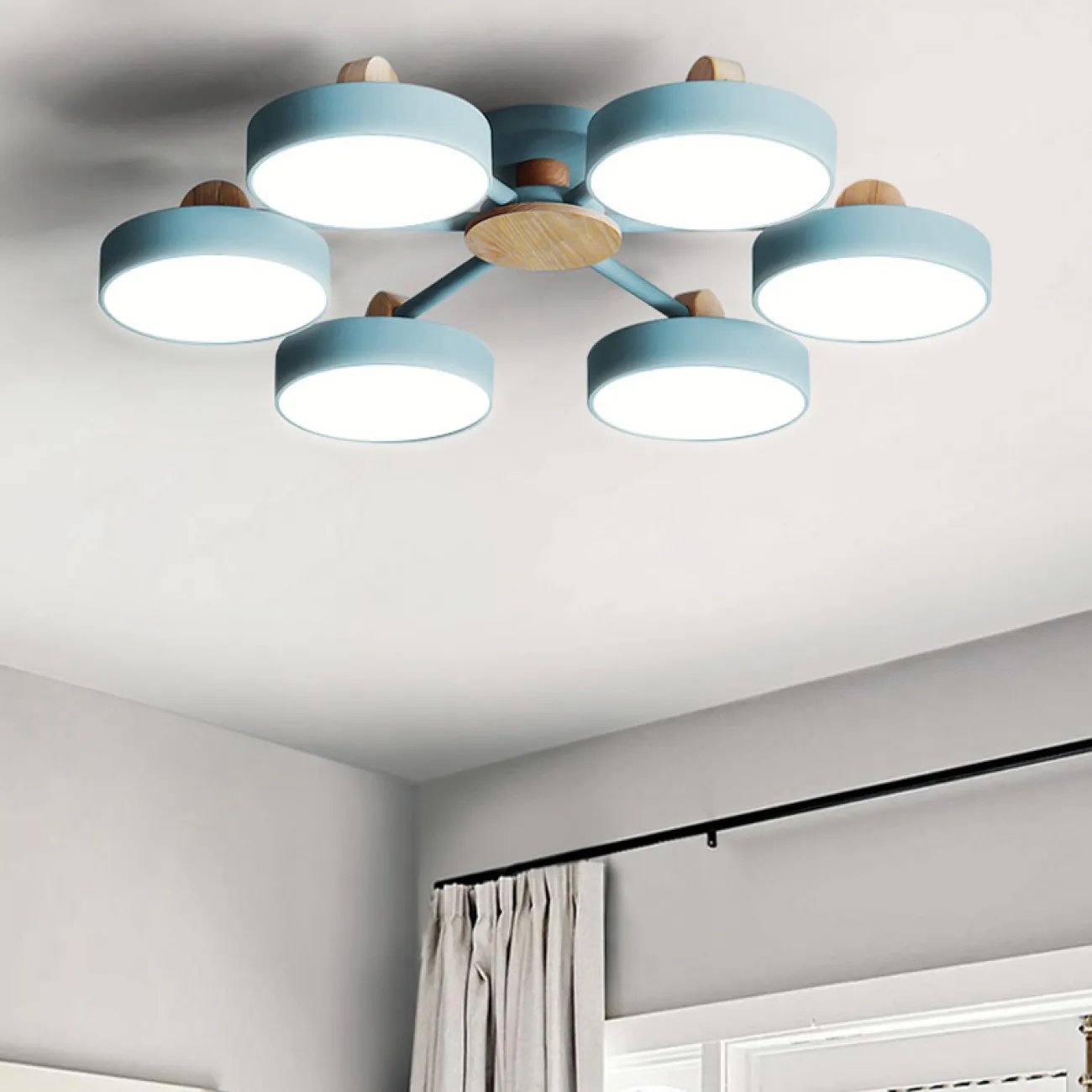 Потолочная люстра MOVE 8 Gray от ImperiumLoft Потолочная люстра MOVE 8 Gray от ImperiumLoft